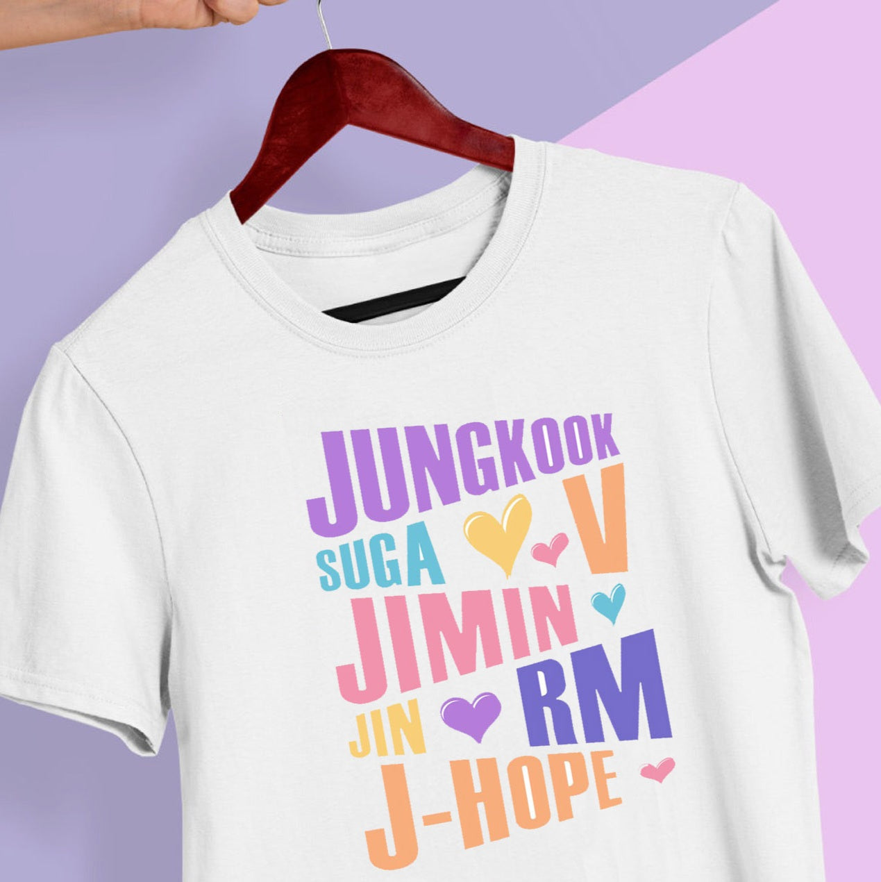 CAMISETA BTS 100% ALGODÓN