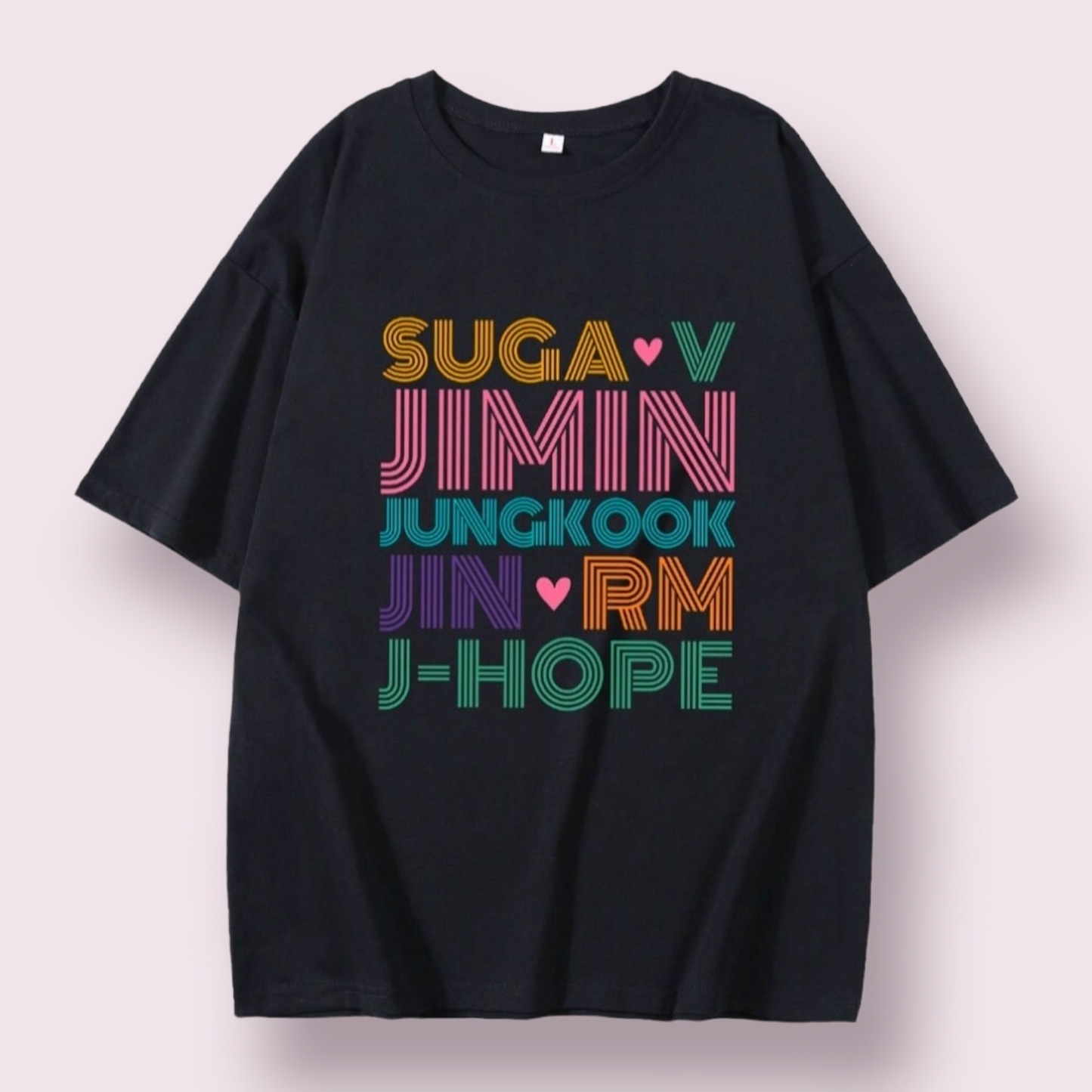 CAMISETA BTS 100% ALGODÓN 