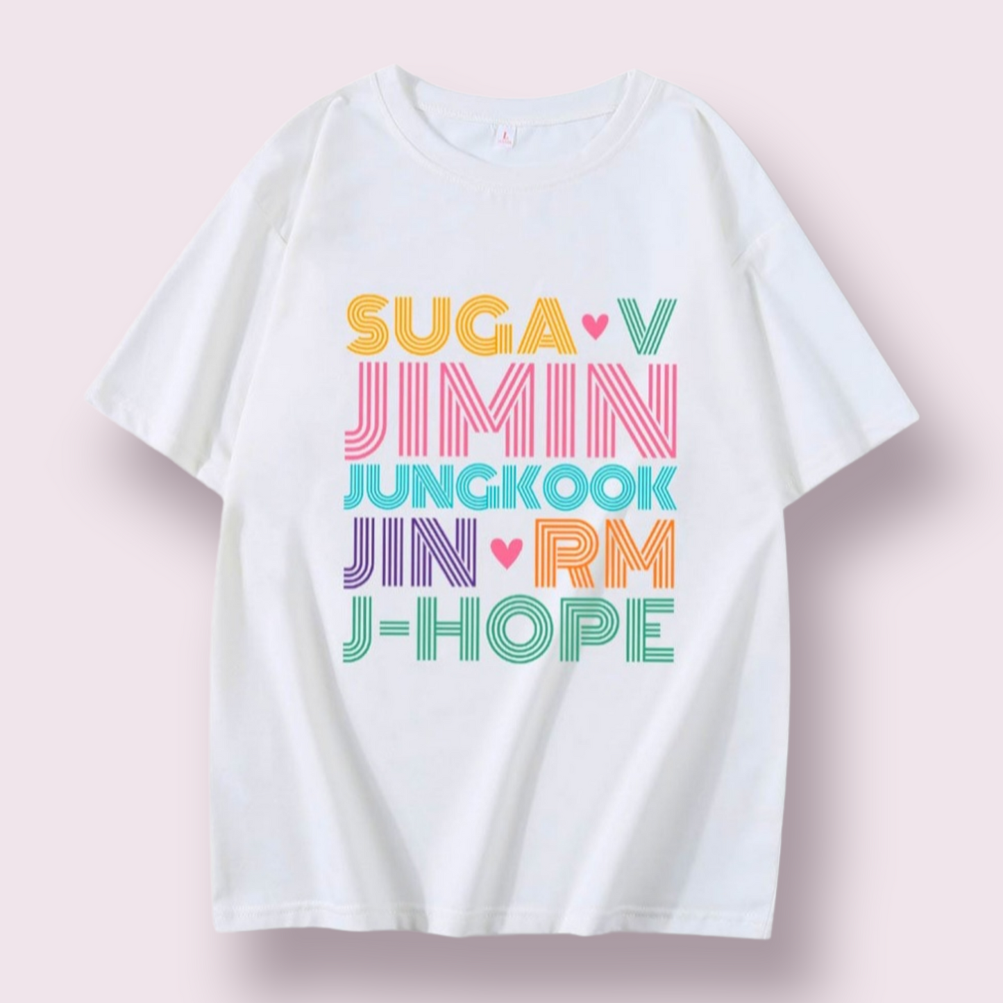 CAMISETA BTS 100% ALGODÓN 