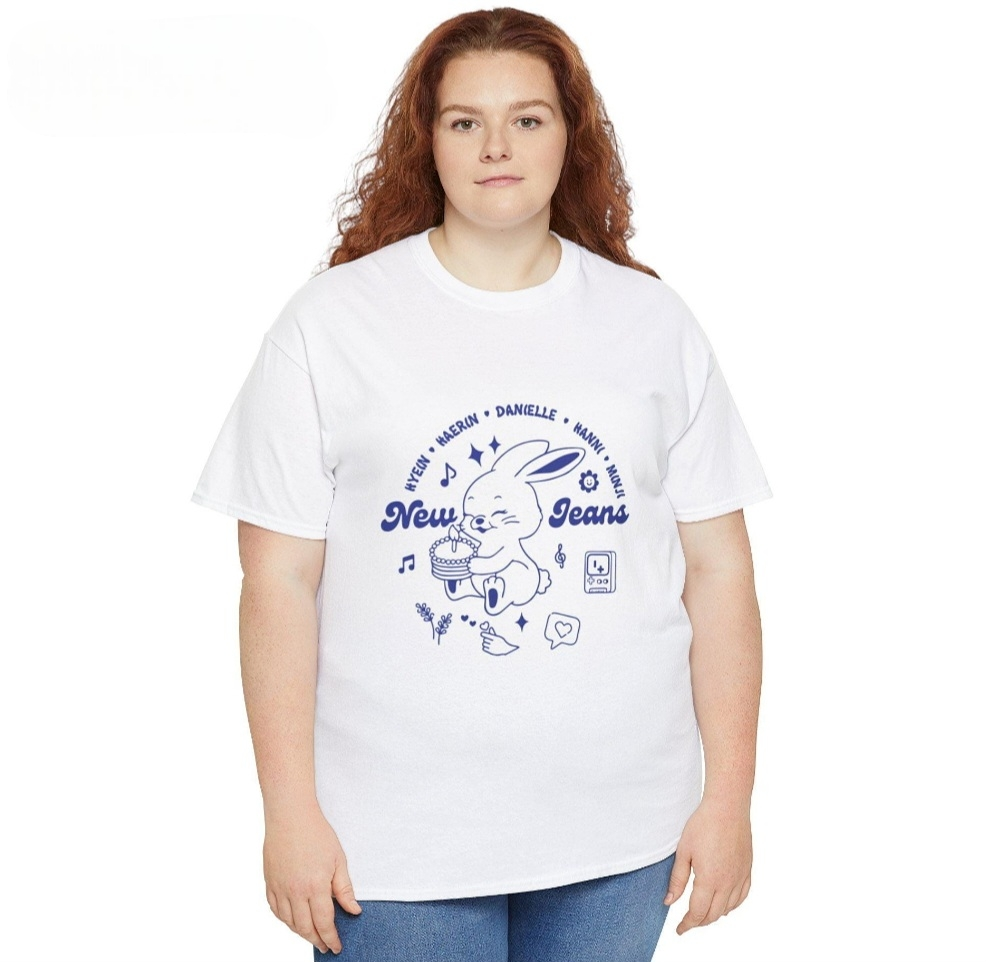 CAMISETA NEWJEANS 100% ALGODÓN 