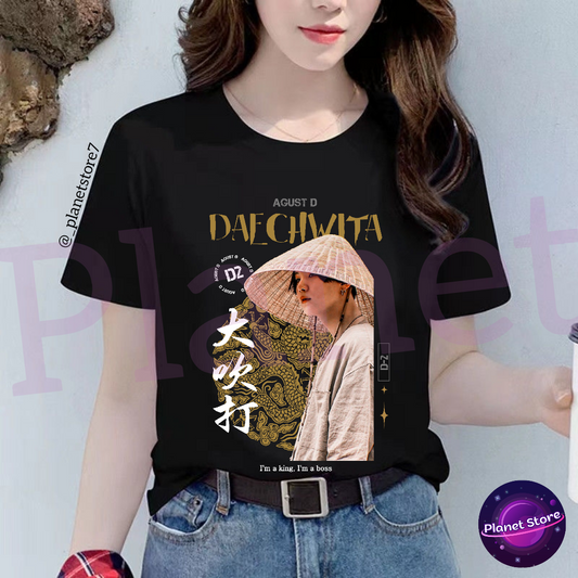 CAMISETA SUGA DAECHWITA AGUST D 100% ALGODÓN
